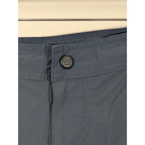 Mack Weldon Shorts Mens XL Slate Blue 8" Ins. Performance Athletic Nylon Stretch - Picture 3 of 9